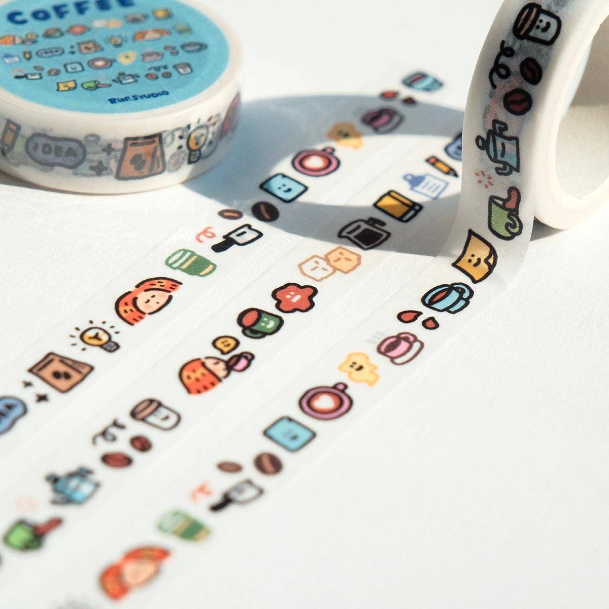 Coffee Mini Washi Tape by RiN! Studio | Papertail Fox