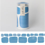 Kusumi Lake Blue Watercolor Stickers | HARULABO