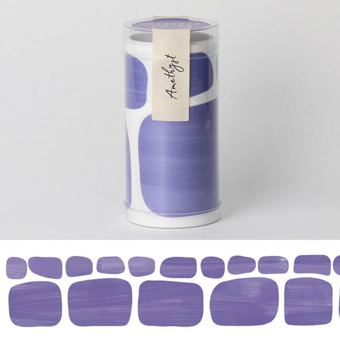 Kusumi Amethyst Watercolor Stickers | HARULABO