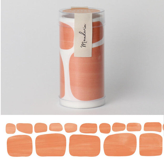 Kusumi Mandarin Watercolor Stickers | HARULABO