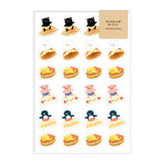 Sandwich Surfing Kawaii Sticker Sheet | Aoyoshi
