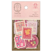 Antique Stamp Flake Stickers, Pink by NB Co | Papertail Fox