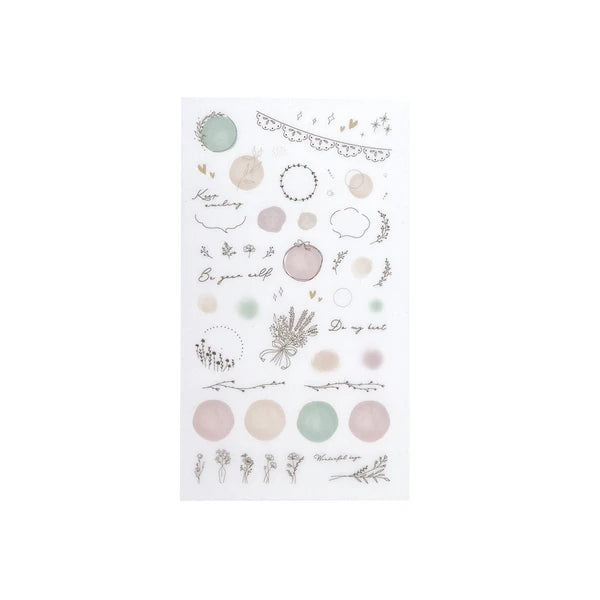 Circle Paper Transfer Stickers | Irodo