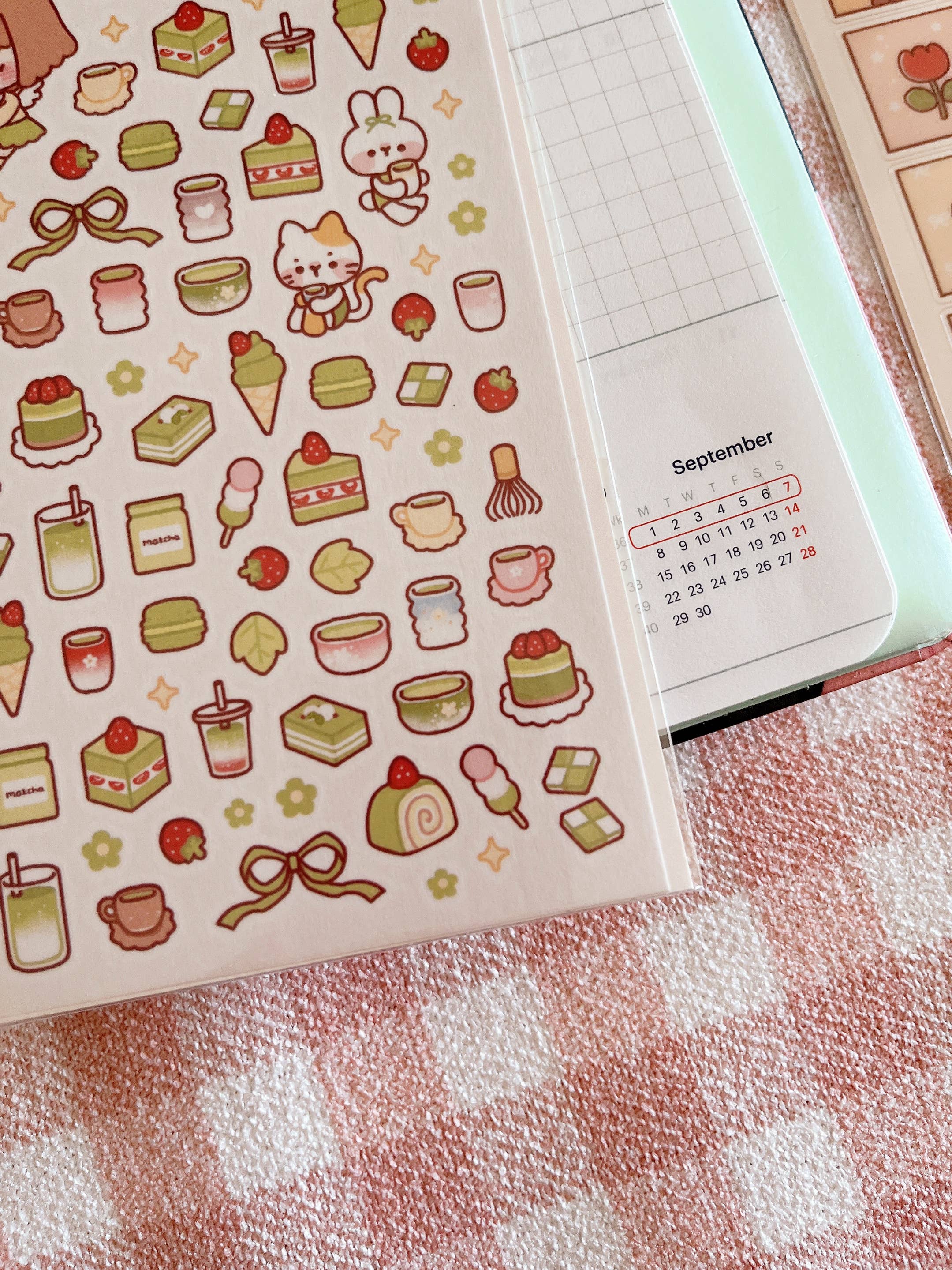 Matcha Love Sticker Sheet no.120 by Cherry Rabbit | Papertail Fox