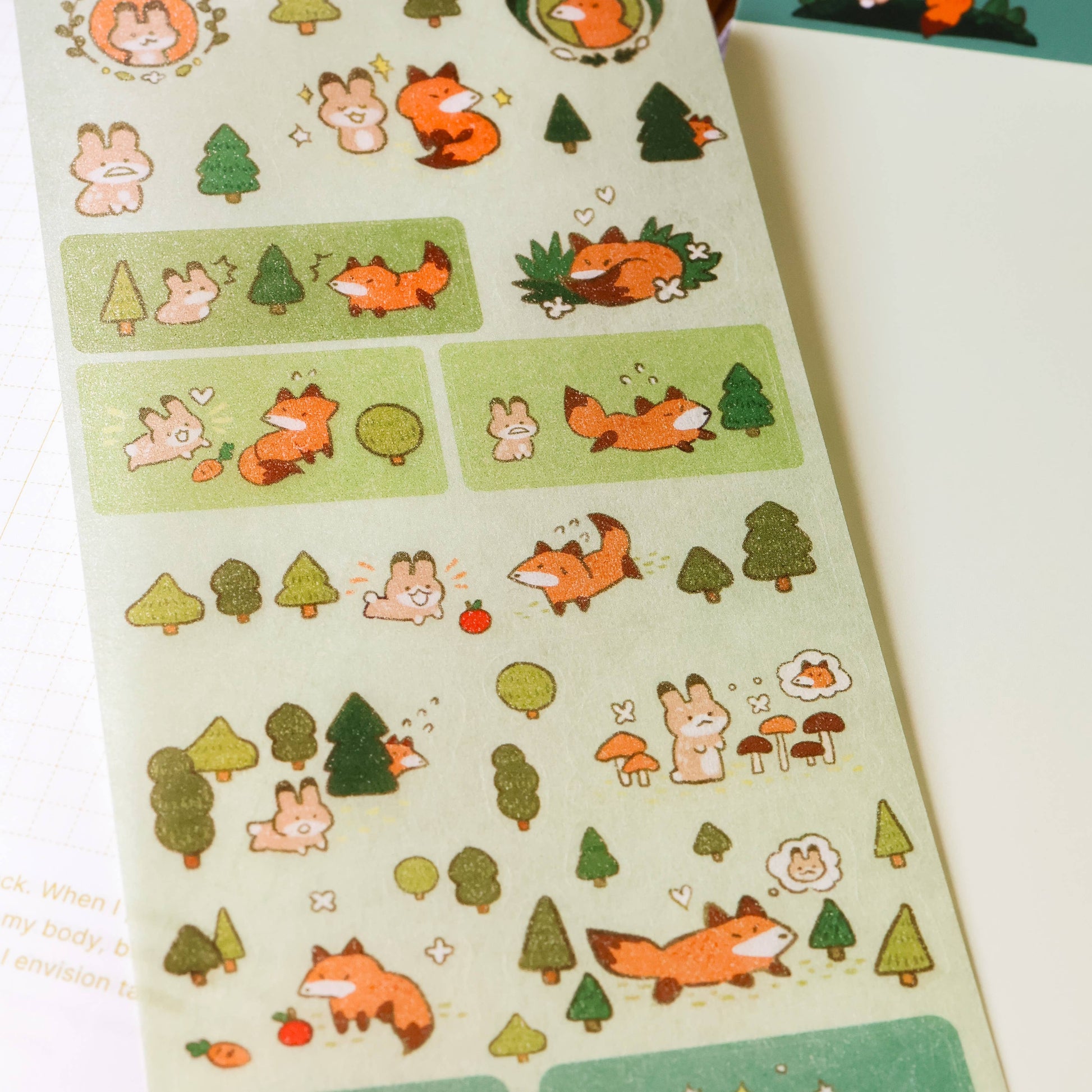 Unlikely Duo Washi Sticker Sheet by Thousand Skies | Papertail Fox