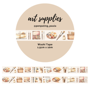 Art Supplies Washi Tape by Penpaling Paula | Papertail Fox