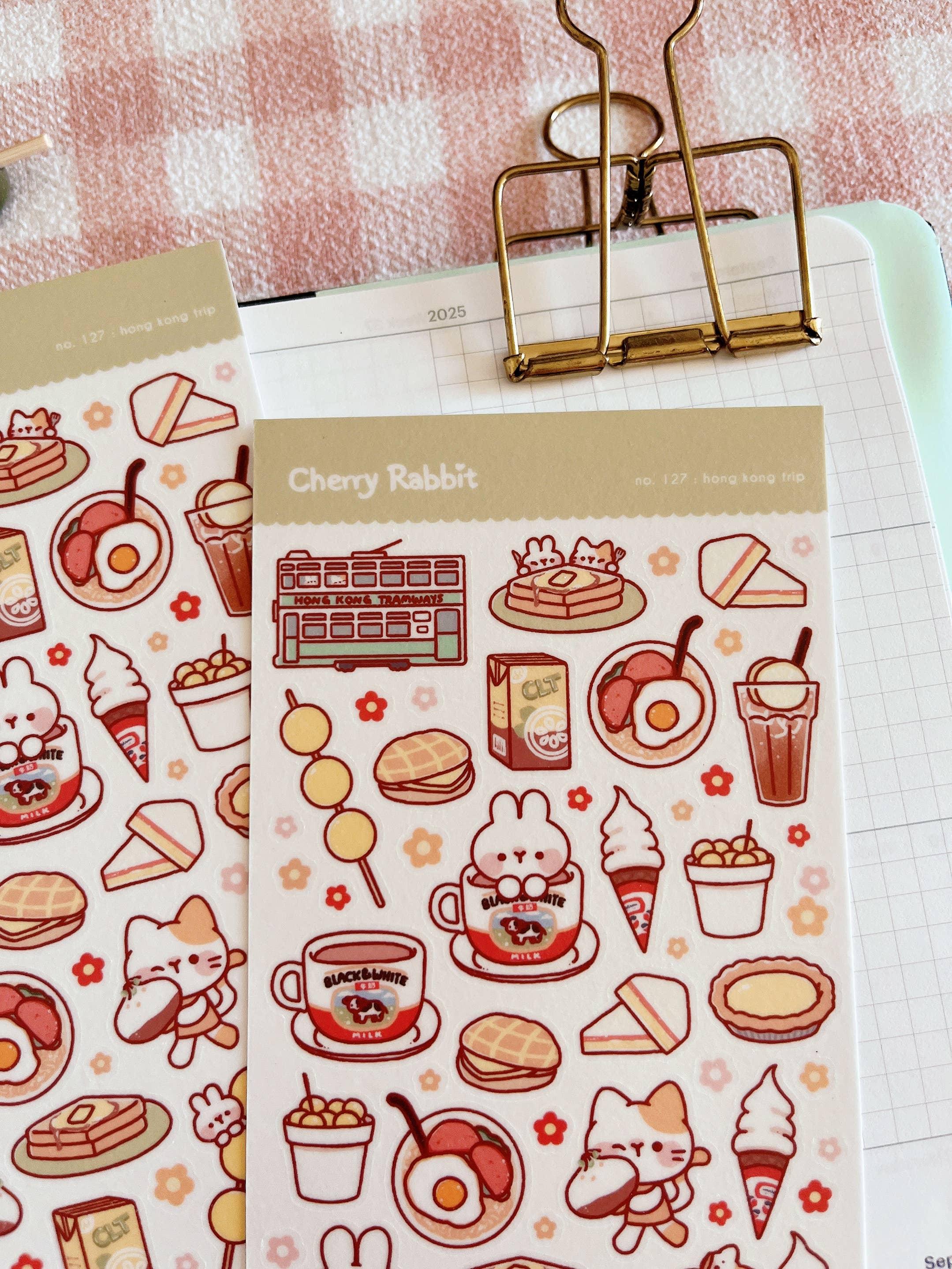 Hong Kong Trip Sticker Sheet no.127 - Papertail Fox