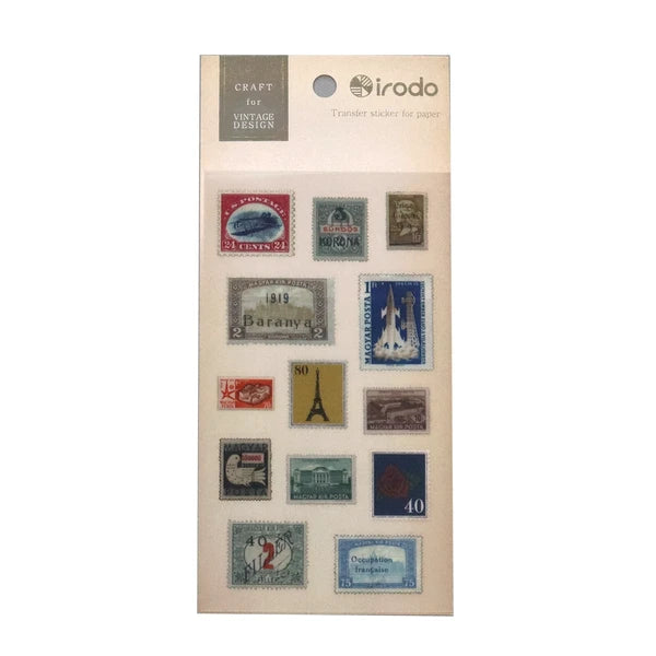 Postage Stamp Paper Transfer Stickers | Irodo