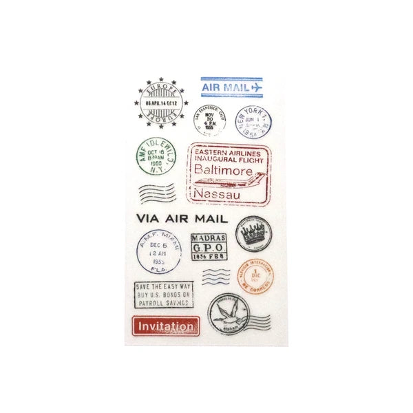 Postmark Paper Transfer Stickers | Irodo