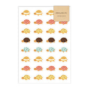 Turtle Melon Bread Kawaii Sticker Sheet | Aoyoshi
