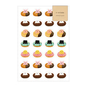 Donut Swim Ring Kawaii Sticker Sheet | Aoyoshi
