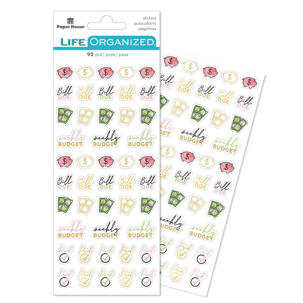Planner Stickers - Creative Journaling Budget