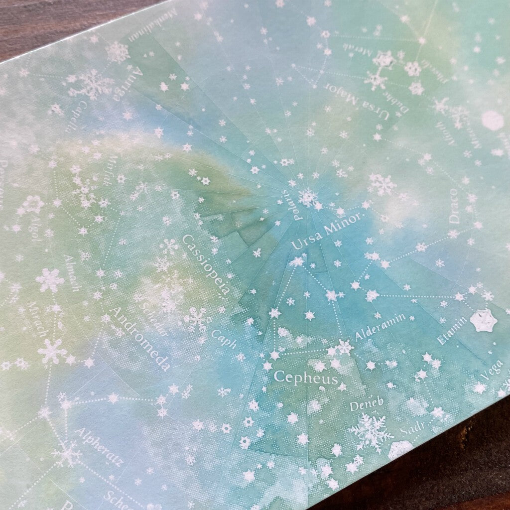 Star Chart Nuritakurie Just Color-It Postcards | Nouto