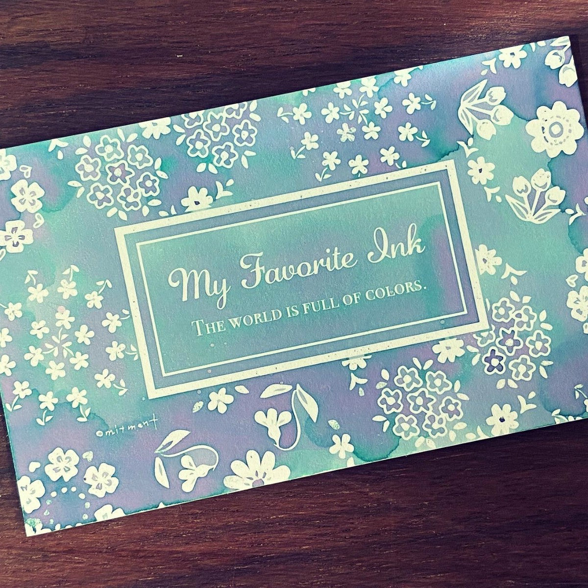 Ornament Flower Nuritakurie Just Color-It Mini Cards | Nouto