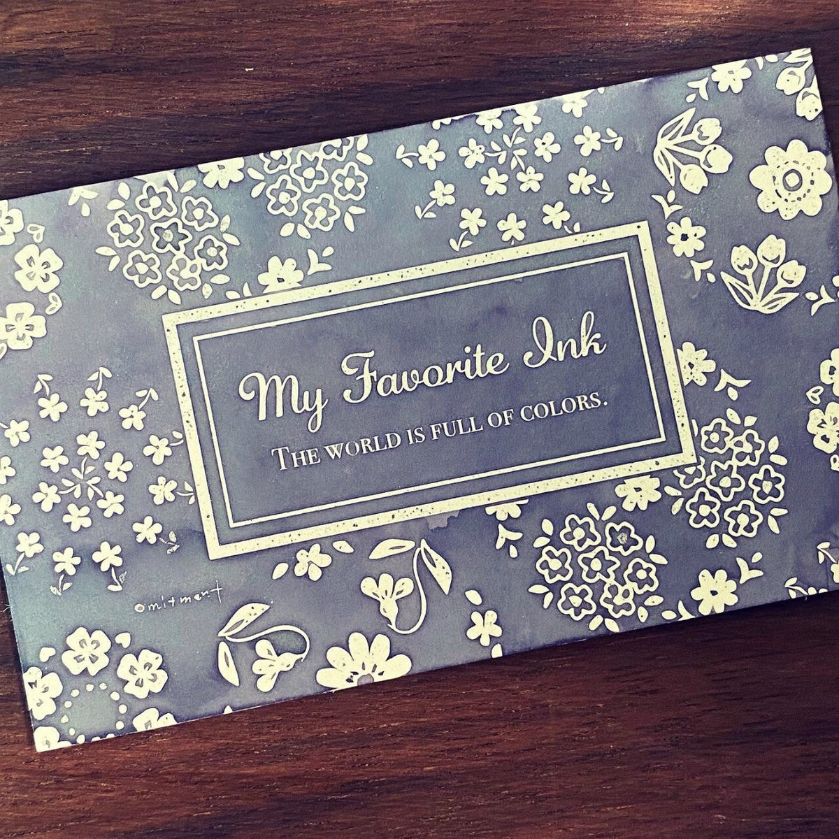 Ornament Flower Nuritakurie Just Color-It Mini Cards | Nouto
