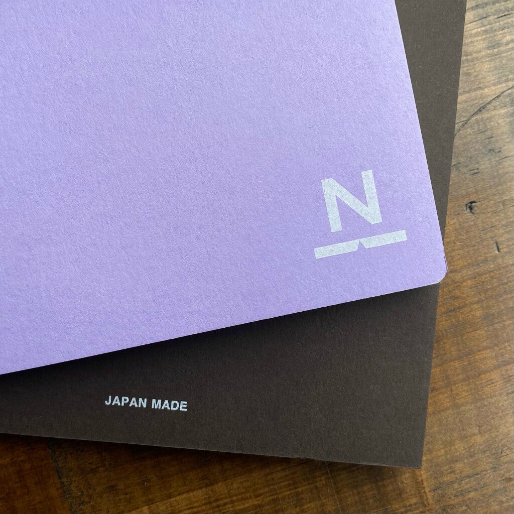 Nombre A5 Notebook in Lavender & Bitter Chocolate | Nouto