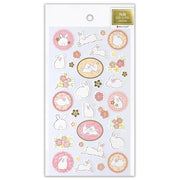 Rabbit Yufumi Washi Sticker Sheet by NB Co | Papertail Fox