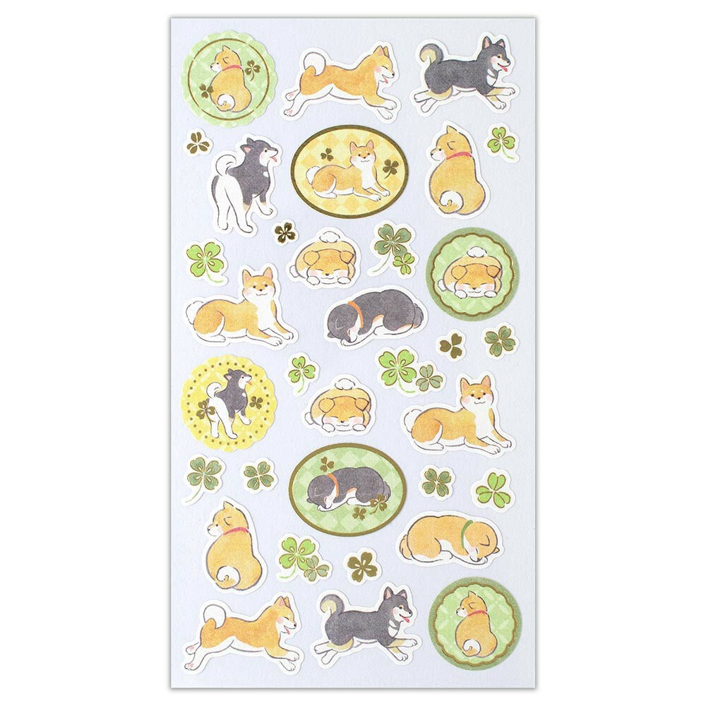 Shiba Inu Yufumi Washi Sticker Sheet | NB Co