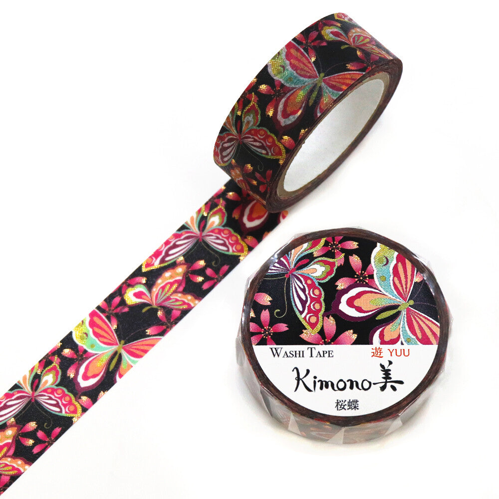 Sakura Butterfly Washi Tape | Kamiiso SAIEN