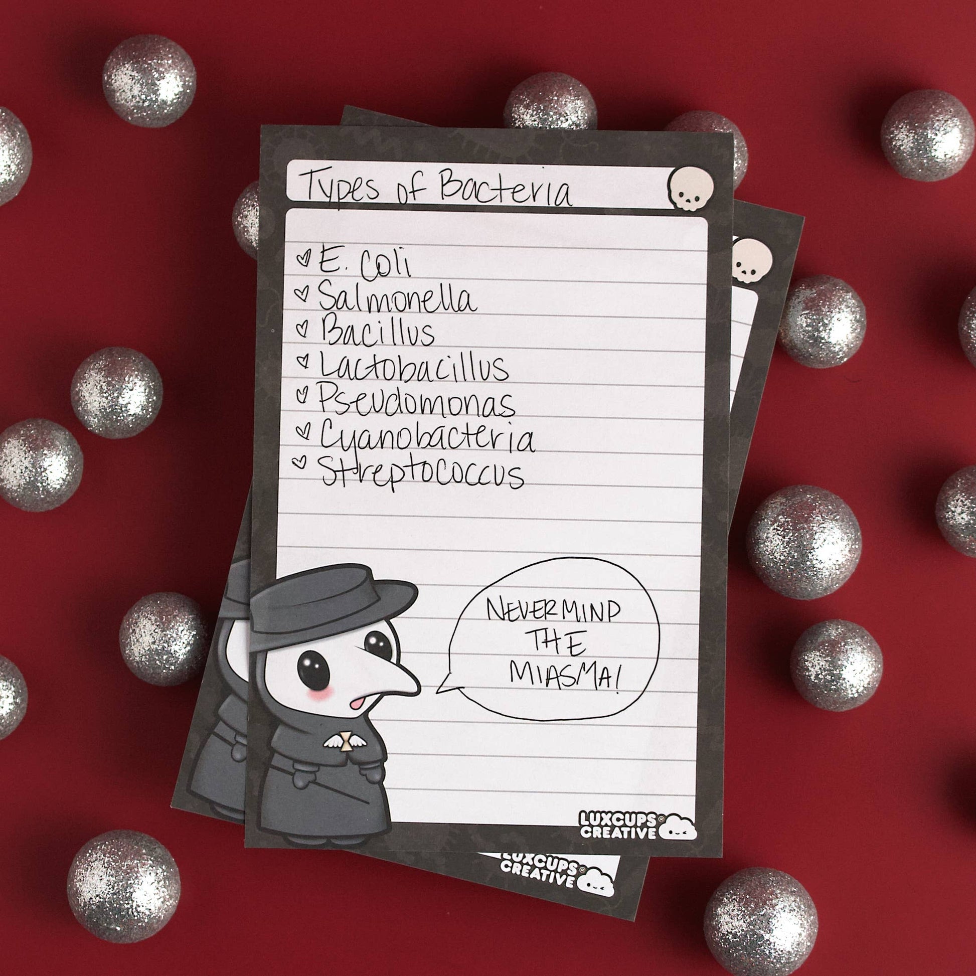 Plague Doctor Notepad by LuxCups Creative | Papertail Fox