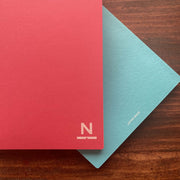 Nombre A5 Notebook in Berry Pink & Turquoise by Nouto | Papertail Fox