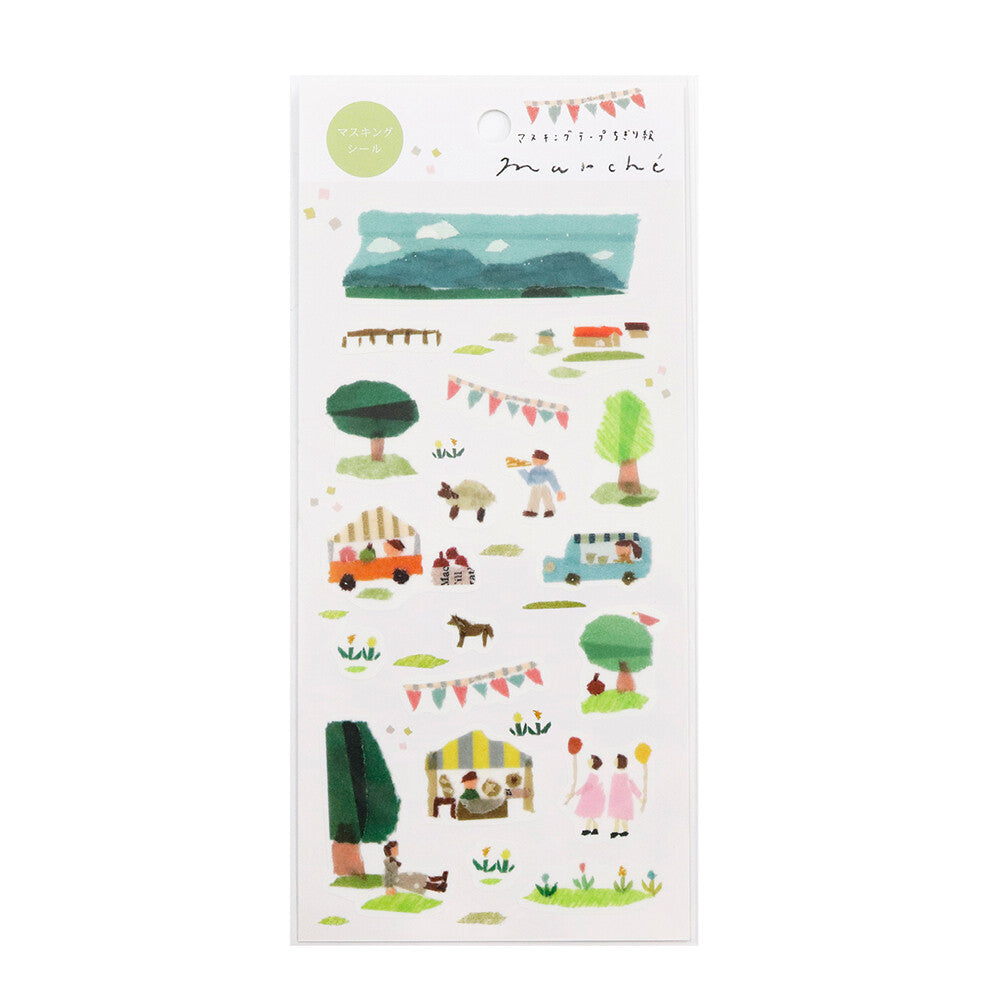 Marche Washi Stickers | Kamiiso