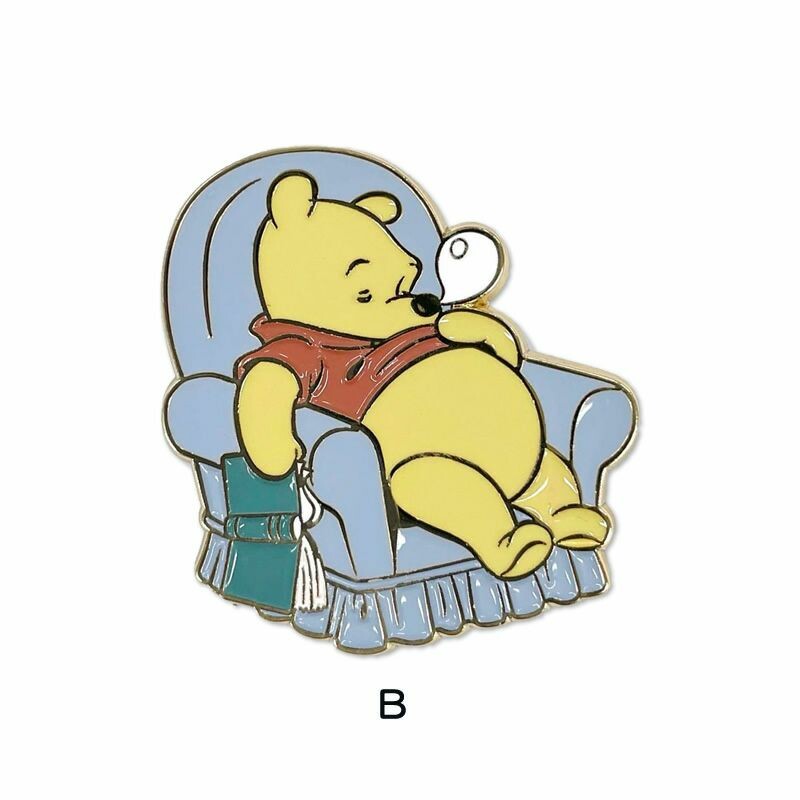 Classic Pooh and Balloon Enamel Pin Badge by Eyeup | A Relaxing Time | Papertail Fox