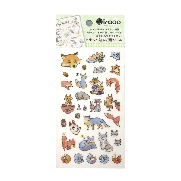 Fox Paper Transfer Stickers | Irodo