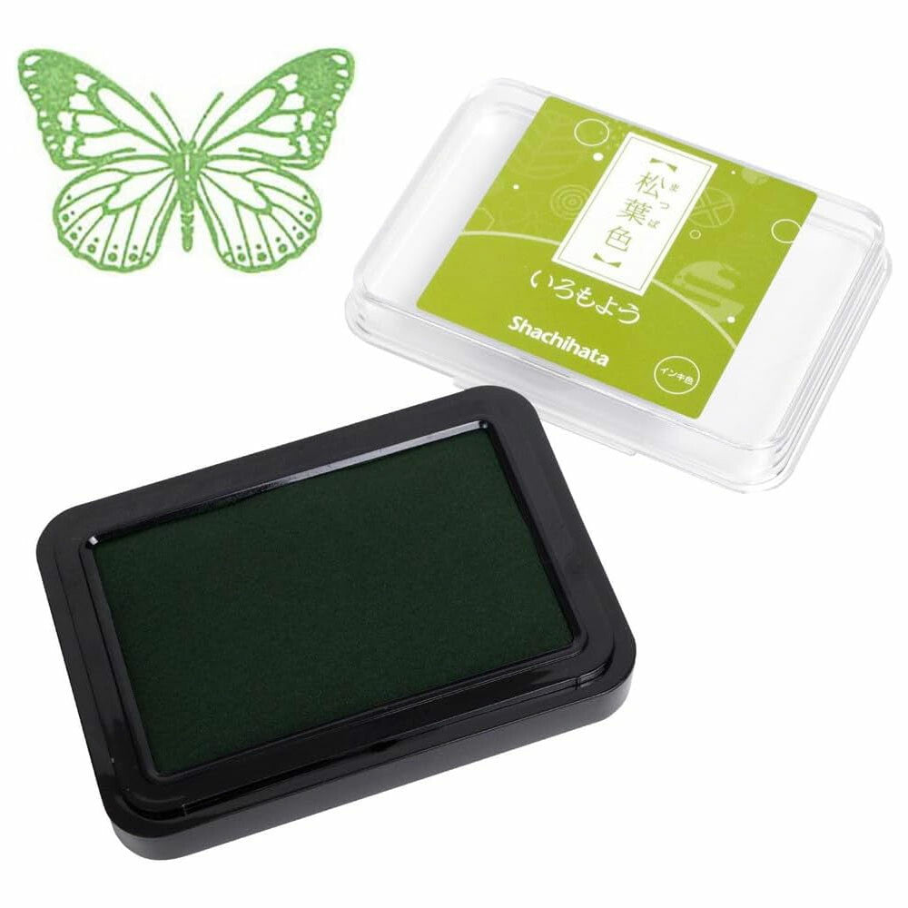Iromoyo Stamp Pad Matsubai-iro (Pine Needle) | Shachihata