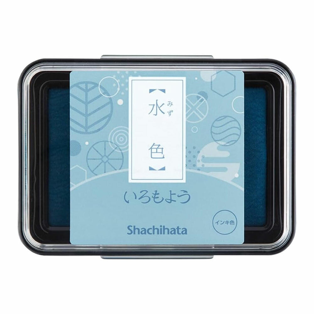 Iromoyo Stamp Pad Mizu-iro (Light Blue) | Shachihata