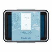 Iromoyo Stamp Pad Mizu-iro (Light Blue) | Shachihata