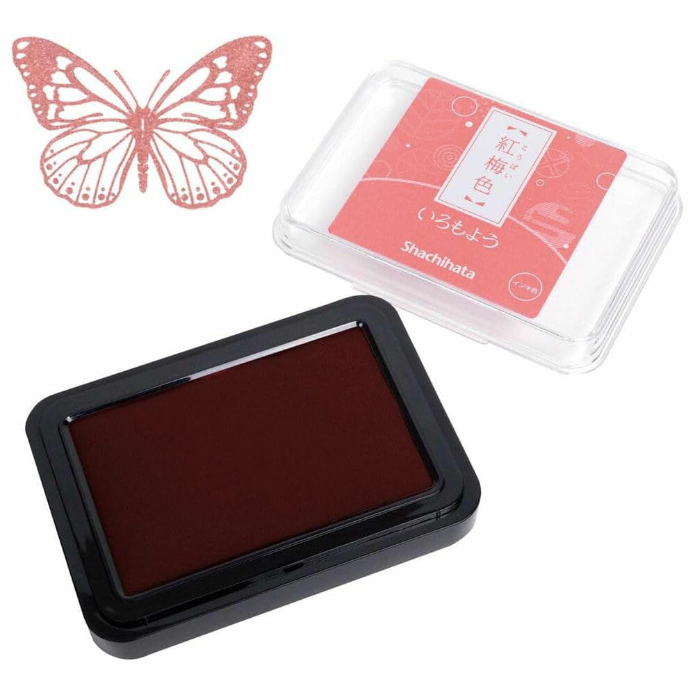 Iromoyo Stamp Pad Koubai-iro (Red Plum) | Shachihata