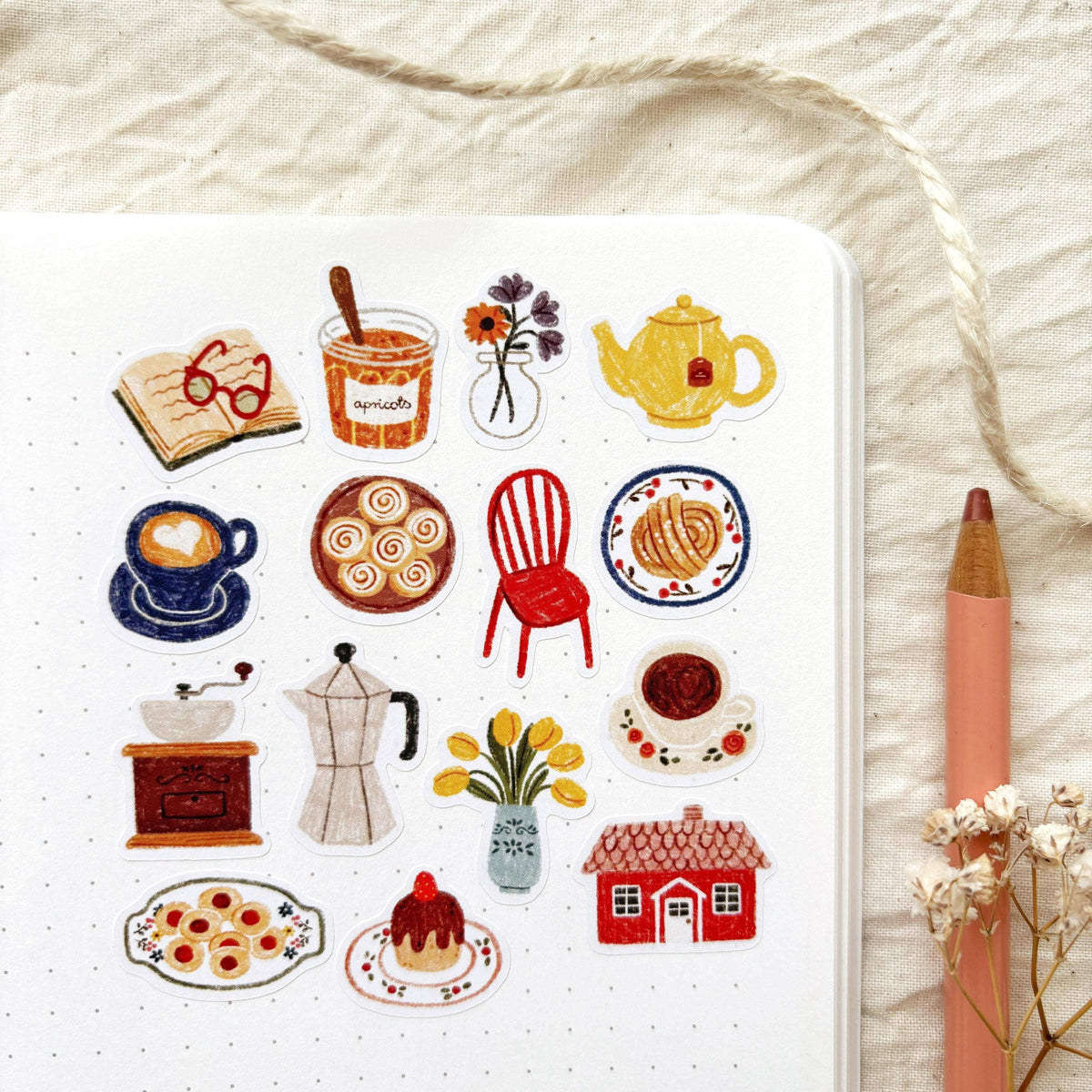 Fika Sticker Sheet | Och Monika