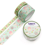 Teacup Piglet Washi Tape (2-Roll Set) | Kamiiso SAIEN