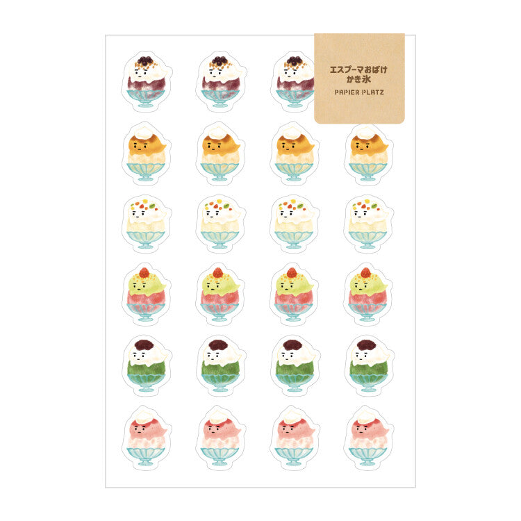 Espuma Ghost Kakigori Sticker Sheet | Aoyoshi