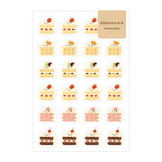 Animal Shortcake Kawaii Sticker Sheet | Aoyoshi