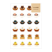 Food Bath Kawaii Sticker Sheet | Aoyoshi