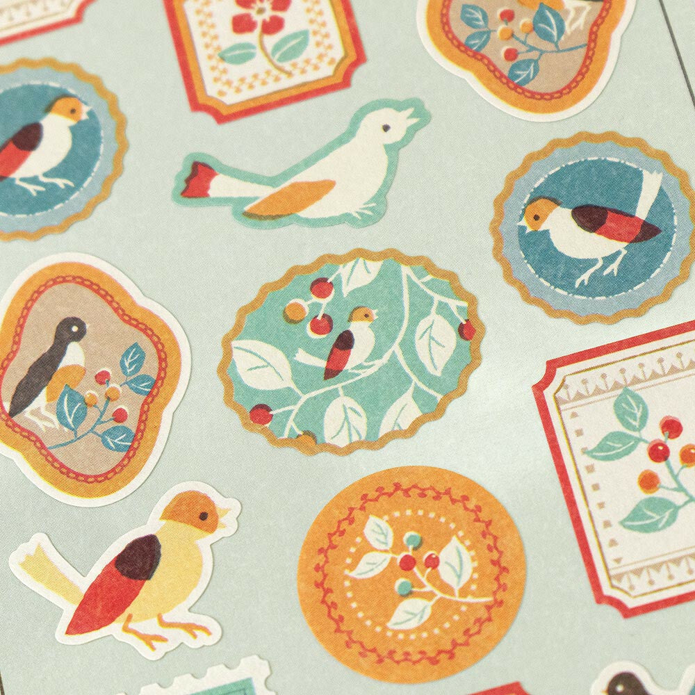 WANOWA Washi Stickers, Little Birds & Berries by NB Co | Papertail Fox