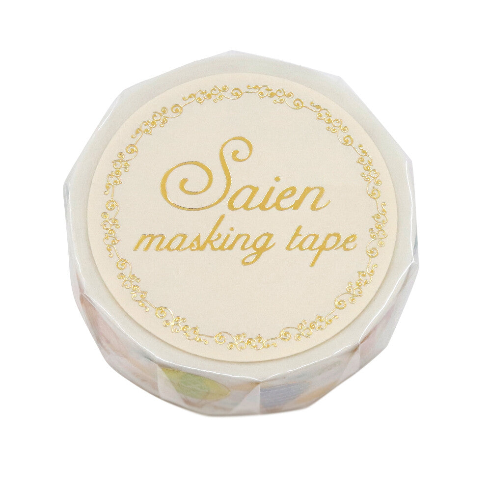 Hot-Air Balloons Gold Foil Washi Tape | Kamiiso SAIEN