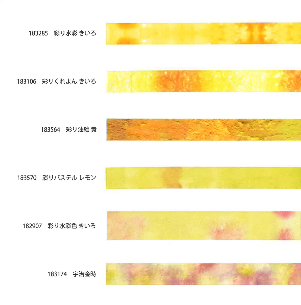 Yellow Watercolor Washi Tape by Linley | Papertail Fox