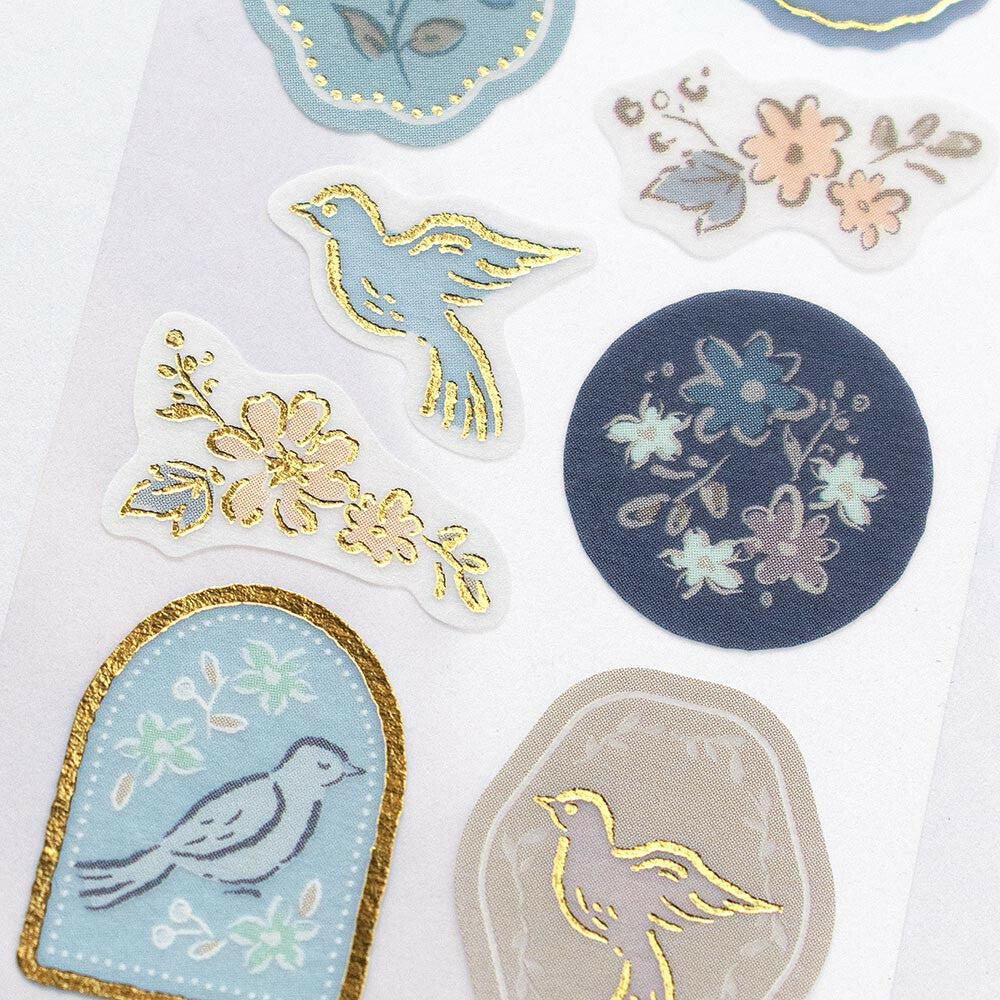 Utatane Washi Stickers, Birdsong by NB Co | Papertail Fox