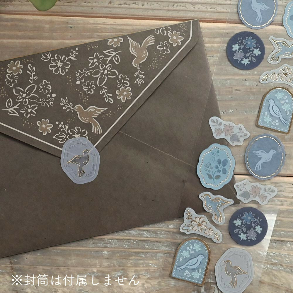 Utatane Washi Stickers, Birdsong by NB Co | Papertail Fox