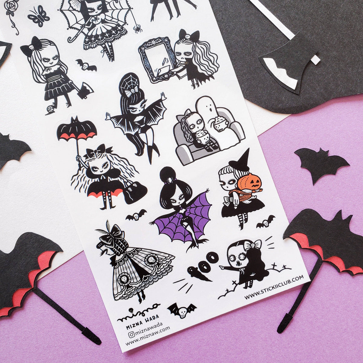 Creep it Cute Sticker Sheet | Stickii