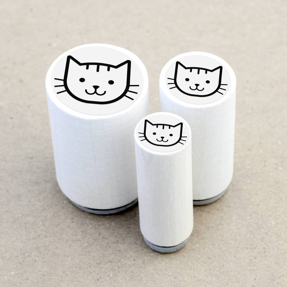 Cat Face Mini Stamp | Merry & Bright