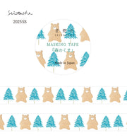 Forest Bear Washi Tape by Seitosha | Papertail Fox