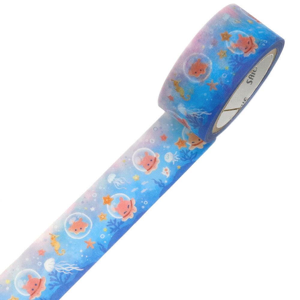 Underwater Exploration Washi Tape | Kamiiso SAIEN