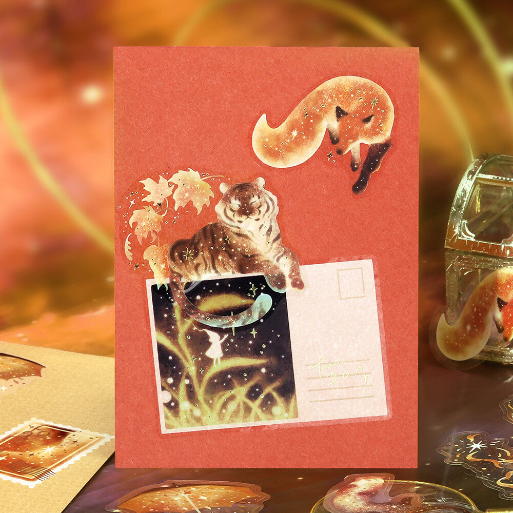 Saturn Stardust Magic Foil Clear Flakes by BGM | Papertail Fox
