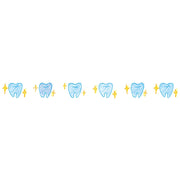 PLUS Petit Deco Rush Tape in Dentist design showing cute teeth and dental icons