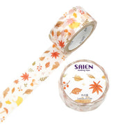 Wooden Leaves Washi Tape by Kamiiso SAIEN | Papertail Fox