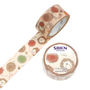 Hedgehog & Yarn Washi Tape | Kamiiso SAIEN